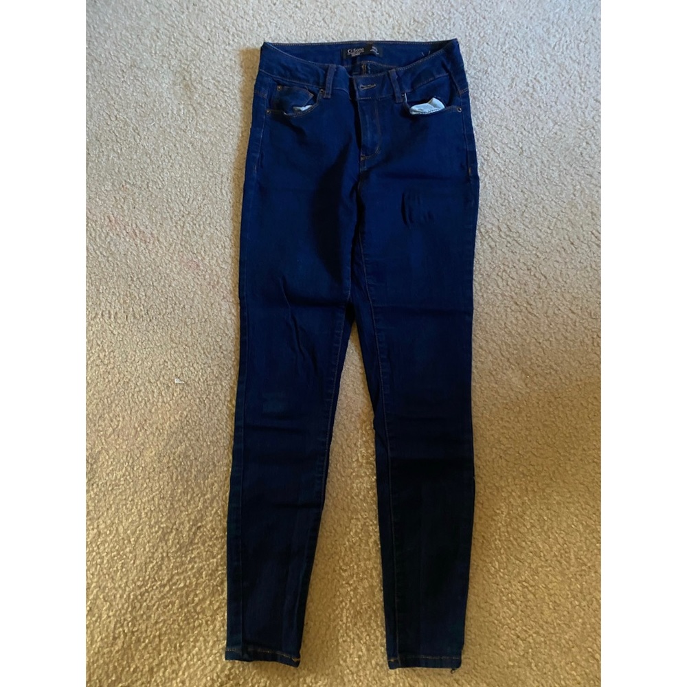 JUNIORS DARK SKINNY JEANS
